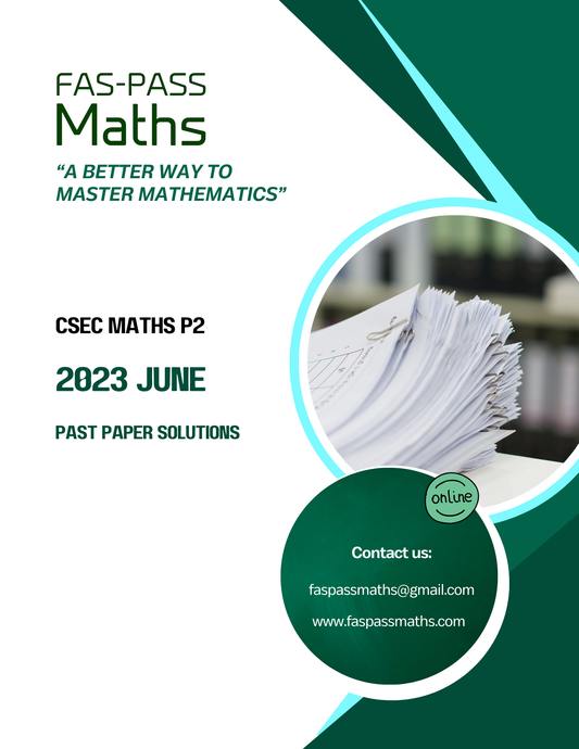 CSEC Maths Paper 2 2023 June