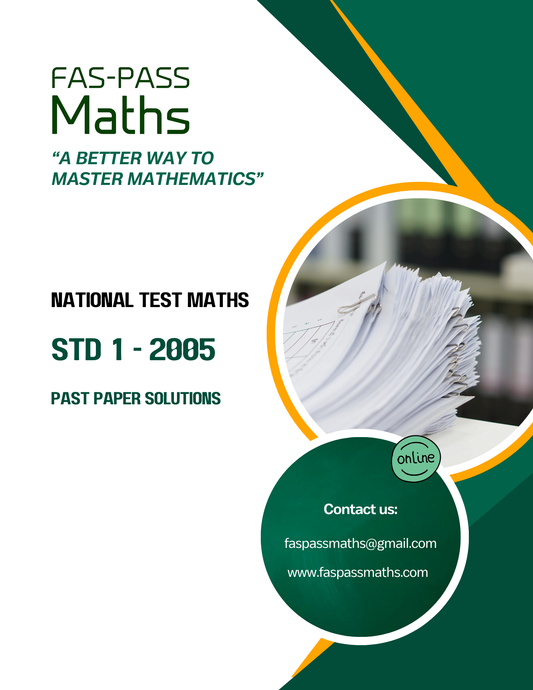National Test Std 1 2005