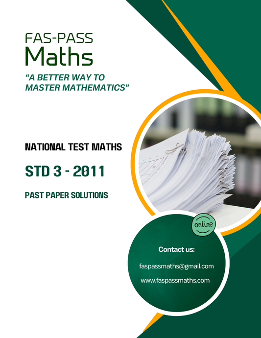 National Test Std 3 2011