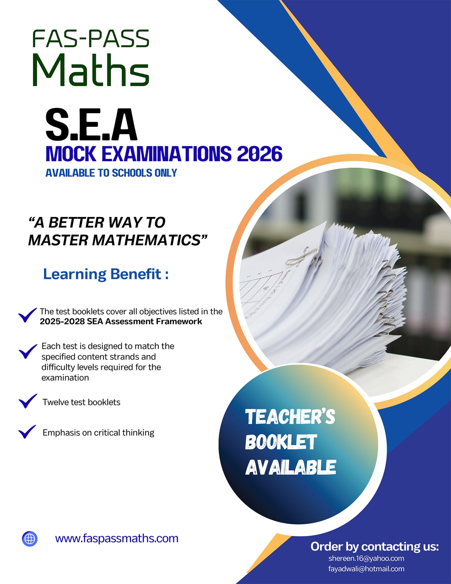 SEA Mock Examinations 2026