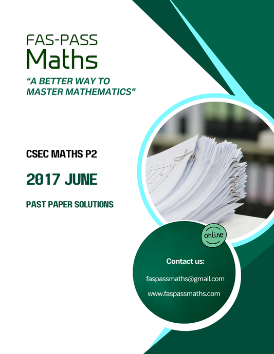 CSEC Maths Paper 2 2017 June