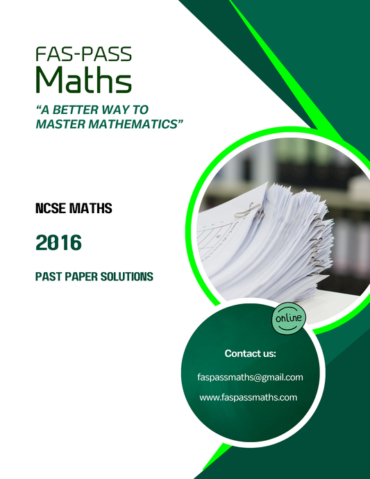 NCSE Maths 2016