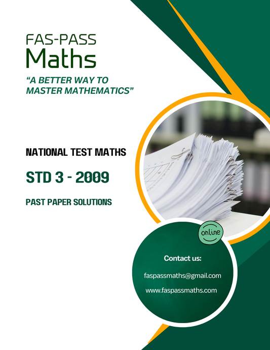 National Test Std 3 2009